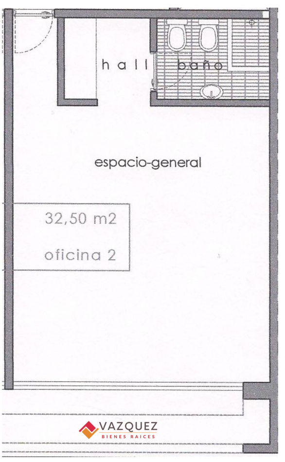 Oficina en Moderno Edificio  