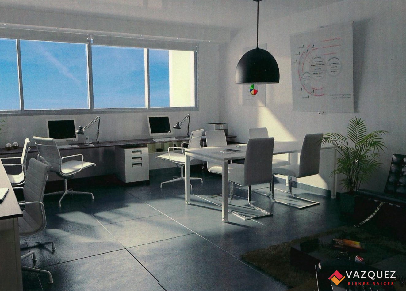 Oficina en Moderno Edificio  