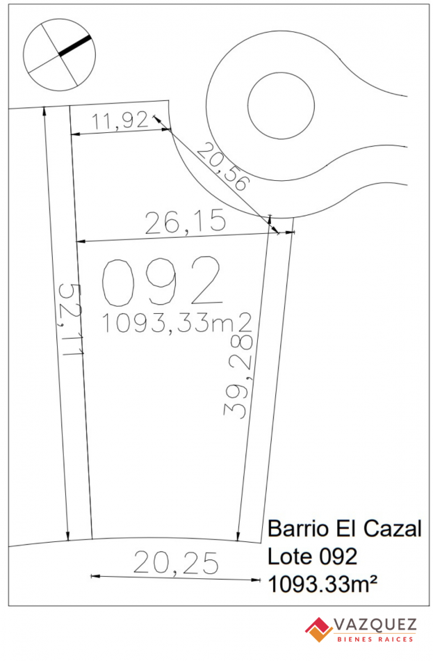Lote a la Laguna Club Nautico El Cazal