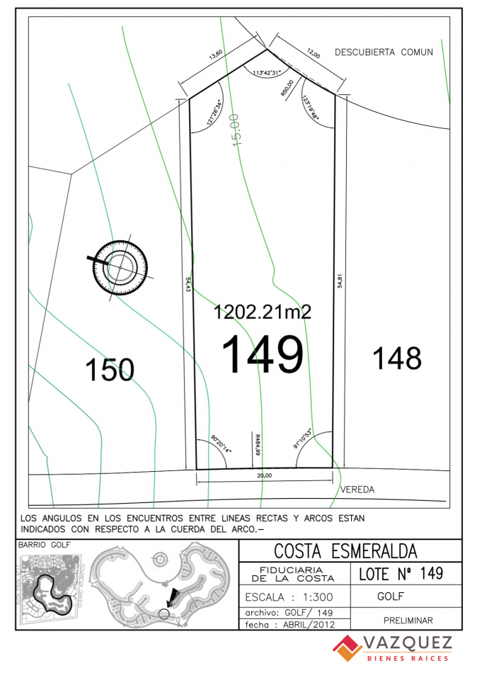Costa Esmeralda Lote 149 Golf