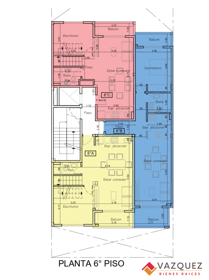 Departamento Tres Ambientes en Duplex con Cochera