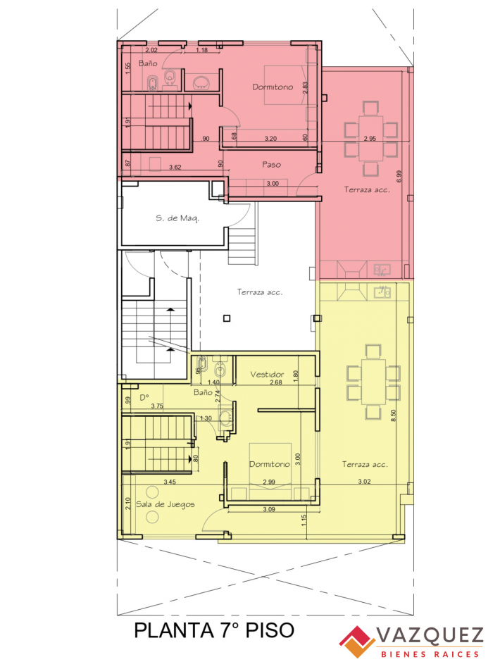 Departamento Tres Ambientes en Duplex con Cochera