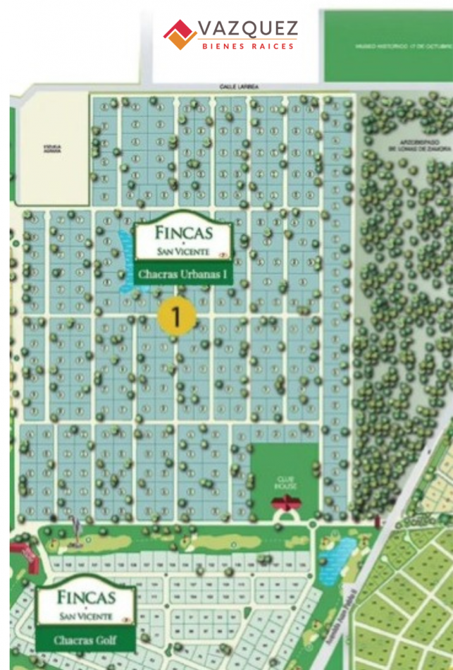 Lote en Fincas San Vicente Chacras I